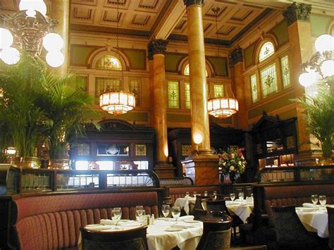 Inside the Grand Concourse Restaurant, formerly the waiting area for the Pittsburgh & Lake Erie ...