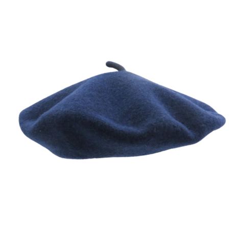 French beret in pure wool in navy color for kids – French Address