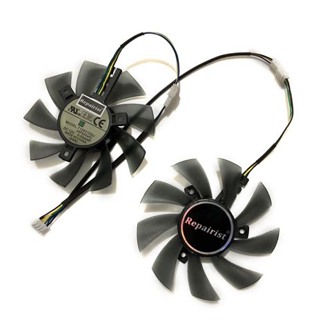 2pcs/lot GPU RX 470/570 ARMOR cooler Video Card fan For Radeon RX570 ...