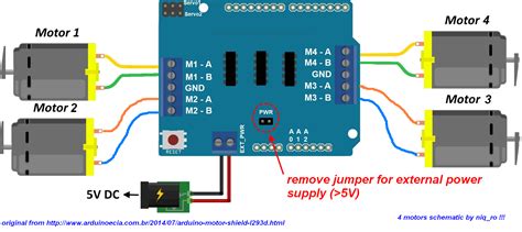 L293d Motor Shield Circuit Diagram