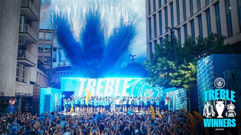 Watch: The best of City's Treble winners' celebration parade