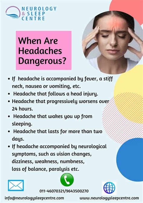 When are Headache Dangerous? – Neurology & Sleep Centre