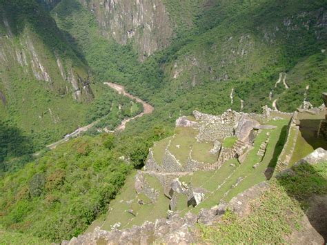 Terrace Steps and River Gorge in Machu Picchu, Peru image - Free stock photo - Public Domain ...