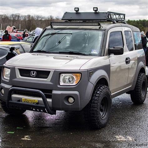 Honda Element Off Road Lifted grey | Honda element, Honda element camping, Honda element camper