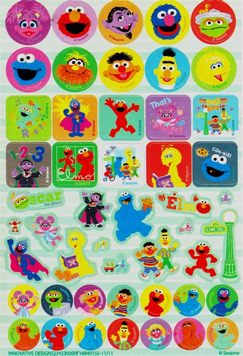 Sesame Street stickers (Innovative Designs) | Muppet Wiki | Fandom