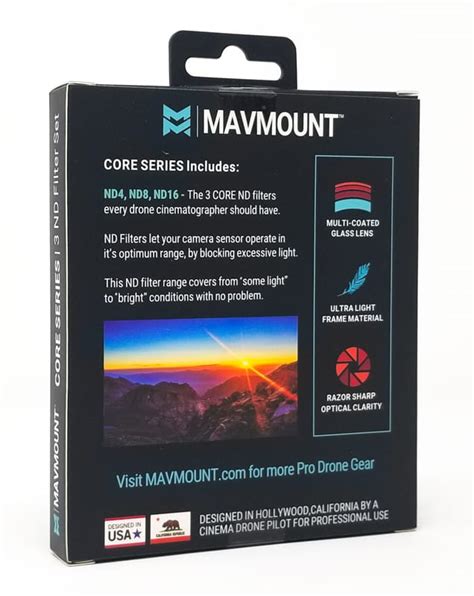 DJI Mavic 2 Pro Drone Polarized ND Filters | Mavmount brand DJI Mavic ...