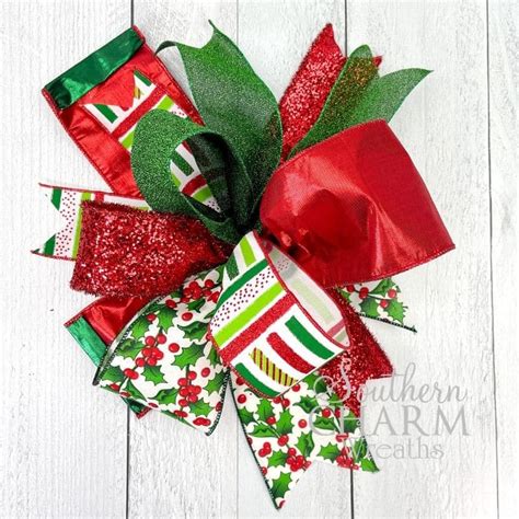 How To Make A Multi-Ribbon Funky Christmas Bow