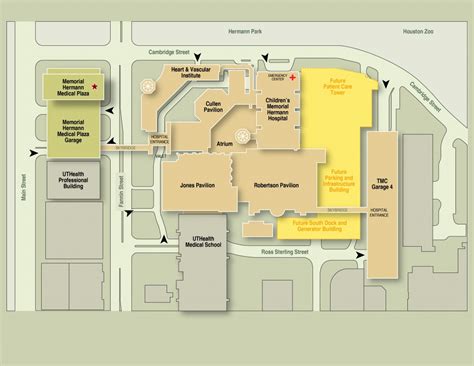 Memorial Hermann–Texas Medical Center Expansion Maps & Routes - Texas ...