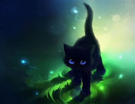 1920x1483 Cat with Green Eyes you tube | black cats with green eyes wallpaper | Black cat anime ...