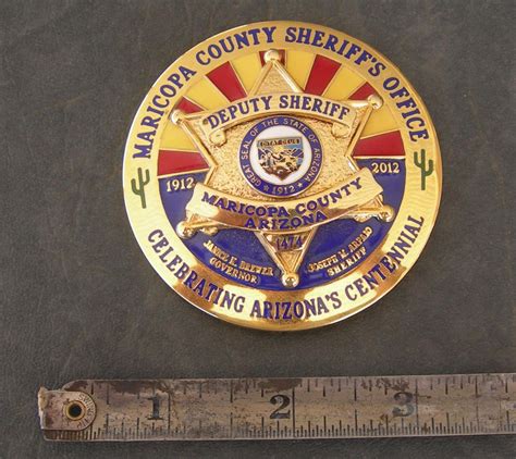 Maricopa County Sheriff Centennial Badge | #1815146084