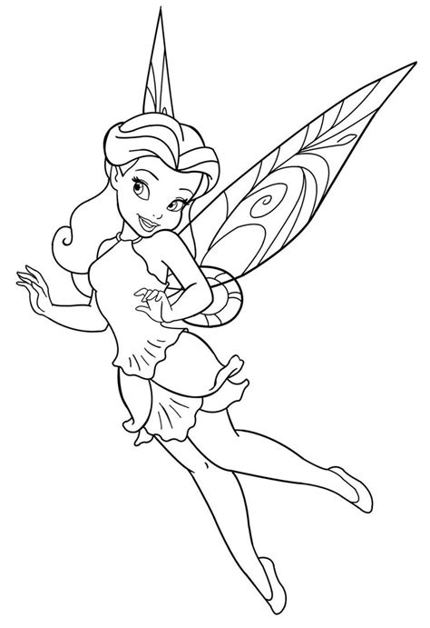 11 printable disney fairies coloring pages - Print Color Craft