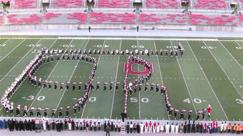 Ohio State Marching Band Script Ohio at Buckeye Invitational Great Sound 10 12 2013 from C Deck ...