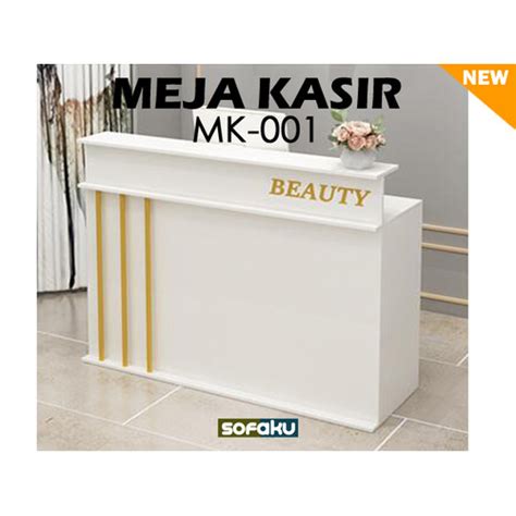 Promo Meja Kasir MK-001 / Meja Kasir Minimalis Putih - Meja Kasir Toko Butik - Kota Tangerang ...