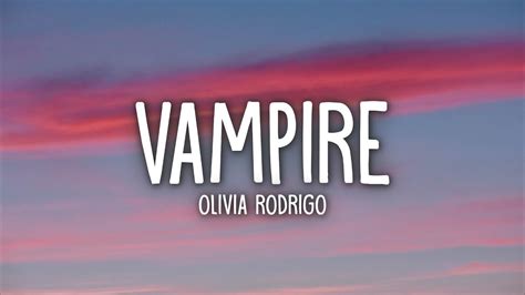 Olivia Rodrigo - vampire (Lyrics) Chords - Chordify