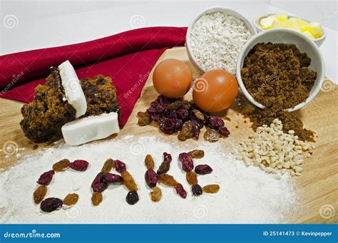 Fruit Cake Ingredients Stock Photos - Image: 25141473