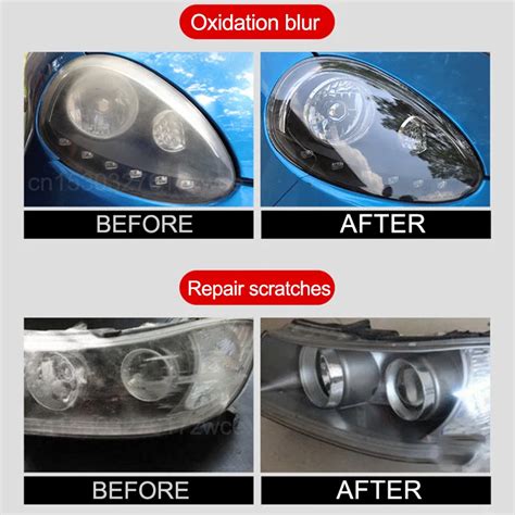 Car Headlight Polishing Agent Scratch Remover Repair Headlight Renewal ...