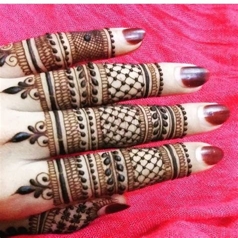 10 Latest Finger Mehndi Design Ideas For Eid | Bling Sparkle