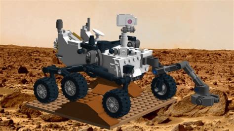 NASA Engineer Makes Mini Mars Curiosity Rover Out Of LEGO Bricks!