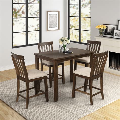 Modern Dining Room Table And Chairs ~ 5 Piece Dining Table And Chair ...