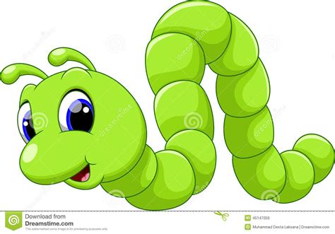 Cute Caterpillar Cartoon Stock Illustration - Image: 45147059 Bug Cartoon, Cartoon Drawings ...