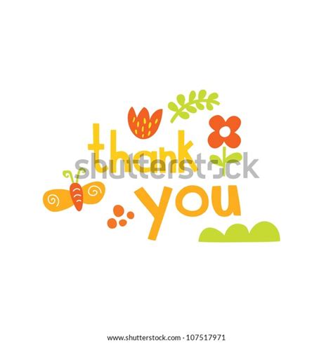 Vector Thank You Script Greeting Card Stock Vector (Royalty Free ...