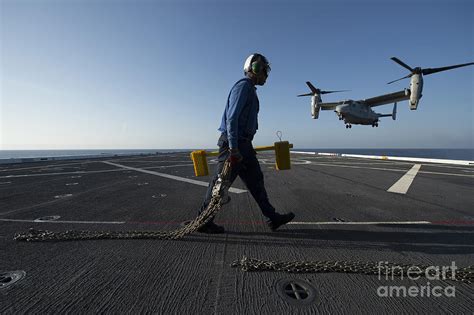 Aviation Boatswains Mate Prepares Photograph by Stocktrek Images - Pixels