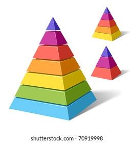 Layered Pyramids Vector Stock Vector (Royalty Free) 70919998 | Shutterstock