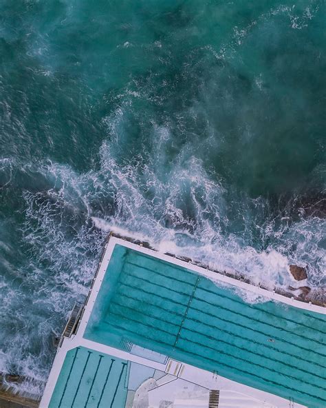 HD wallpaper: Aerial Photography of Ocean Waves, aerial shot, aerial view, australia | Wallpaper ...