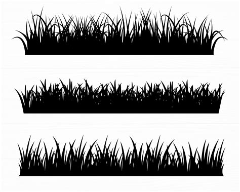 Grass svg bundle grass silhouette grass cut file grass clipart grass field svg grass png ...