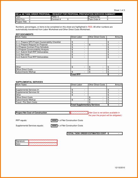 Construction Cost Analysis Template Beautiful Construction Cost with ...