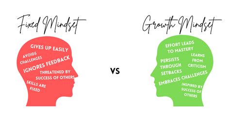 12 Fixed Mindset vs Growth Mindset Examples