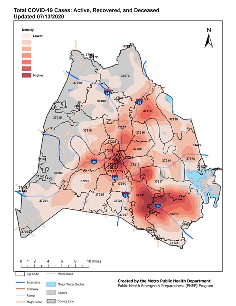 ‘Heatmaps’ show cluster of COVID-19 cases remain in downtown Nashville | WKRN News 2