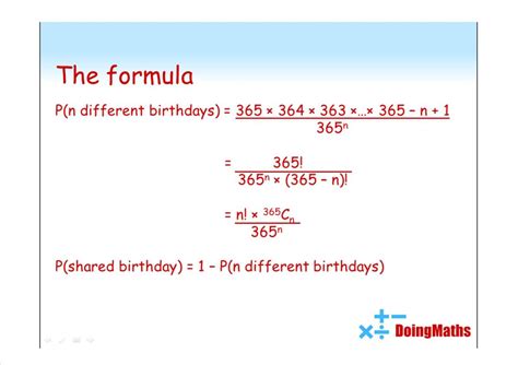 The Birthday Paradox - Owlcation