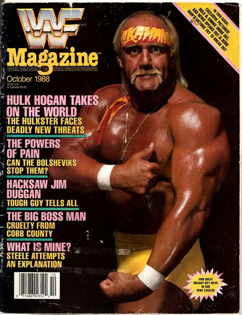 Hulk Hogan, Wwf Professional Wrestling Sports Illustrated Cover By ...