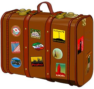 Travel Suitcase clipart. Free download transparent .PNG | Creazilla