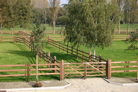 Beautiful wooden horse fences & gates | Horse fence gate, Horse fencing, Equestrian facilities