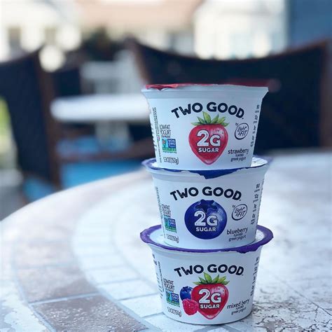 TWO GOOD yogurts from @twogoodyogurt have only 2 grams of sugar each !! Keto friendly ...