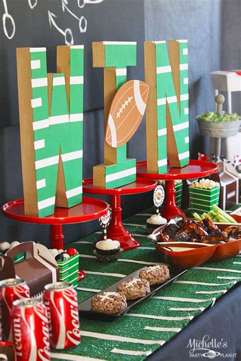 Football Party Ideas and Tailgating Tips | Football centerpieces ...