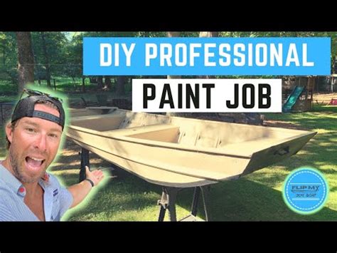 How to Paint A Jon Boat DIY Professionally (2020) - YouTube