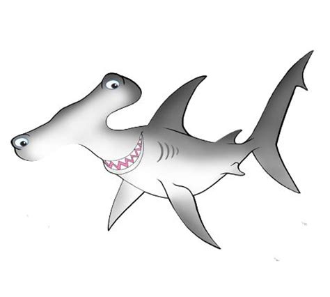 cartoon hammerhead | Sharks | Pinterest