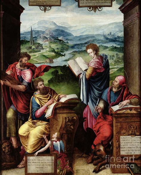 The Four Evangelists Painting by French School - Fine Art America