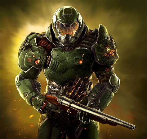 ArtStation - DOOMGUY Painting