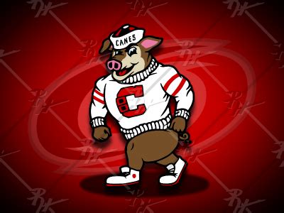 Carolina Hurricanes' Strutting Stormy Mascot by Ross Hettinger on Dribbble