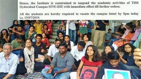 TISS Hyderabad suspends academic activities due to protests, students asked to vacate campus ...