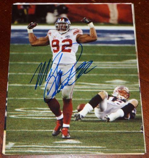 Michael Strahan Signed Photo, Autographed NFL Photos