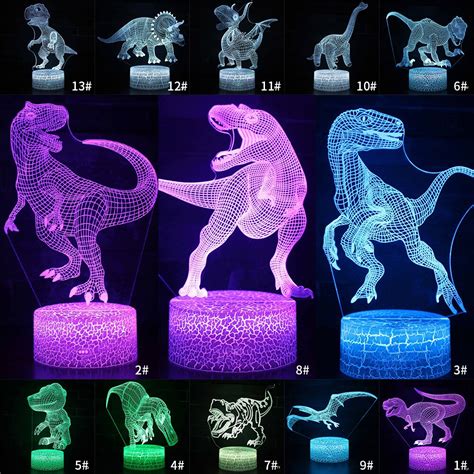 Dinosaur Table Lamps | Dinosaur Night Light | Lamp Bedside Table | Table Light | Desk Lamp ...