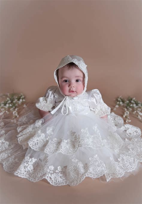 Baptism Liza Dress 2 | Christening gowns girls, Baby christening gowns, Christening gowns