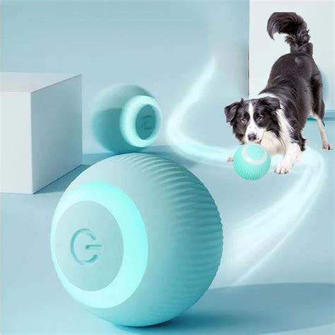 Electric Dog Toys Smart Dog Ball Toys for Dogs Funny Auto Rolling Ball Self-moving Puppy Games ...