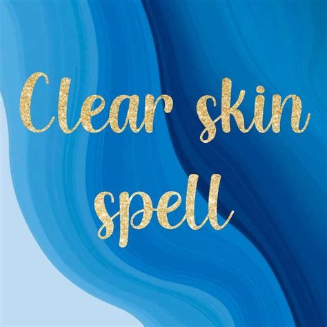 CLEAR SKIN Spell丨physical Beauty Glamour Ritual Glowing - Etsy