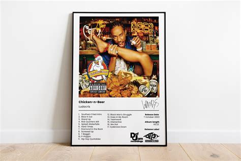 Ludacris Poster Chicken N Beer Album Cover Poster Digital - Etsy